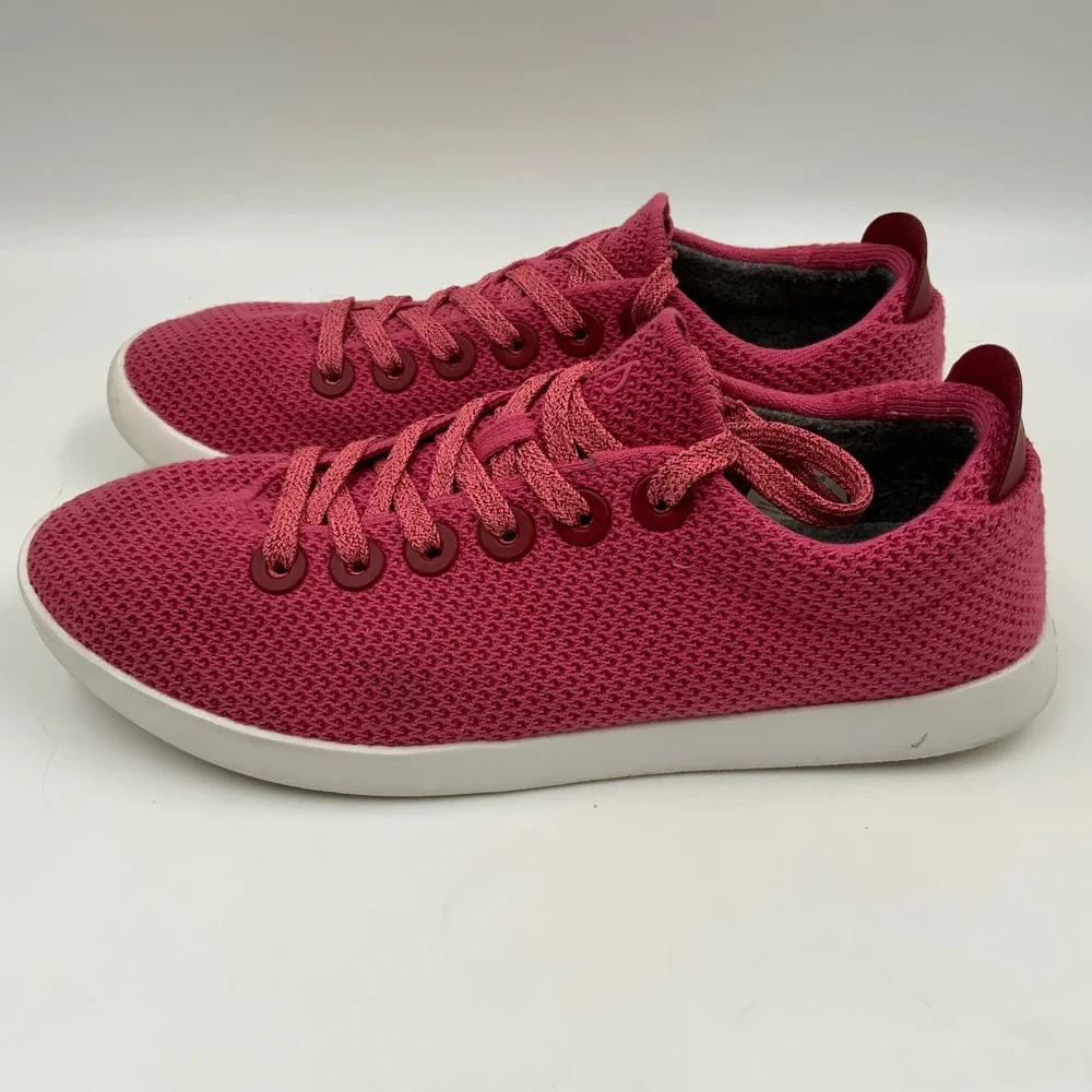 Allbirds Women's Pink‎ Knit Wool Lace Up Sneakers Shoes Size Unknown